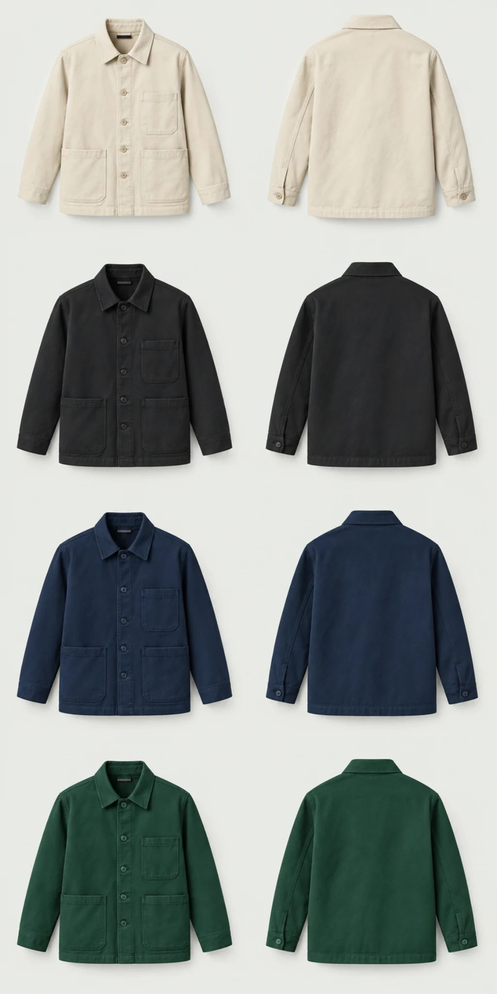 La veste Atelier · Blanc, base à personnaliser