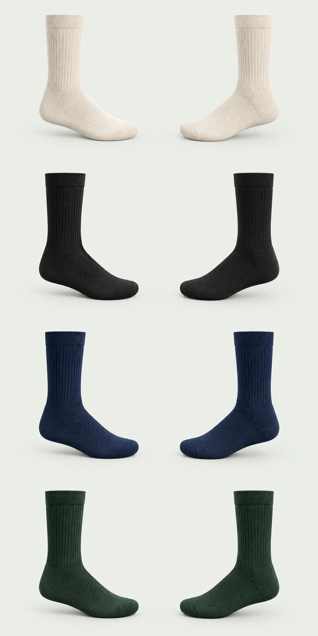 Les chaussettes Rythme · Blanc, base à personnaliser