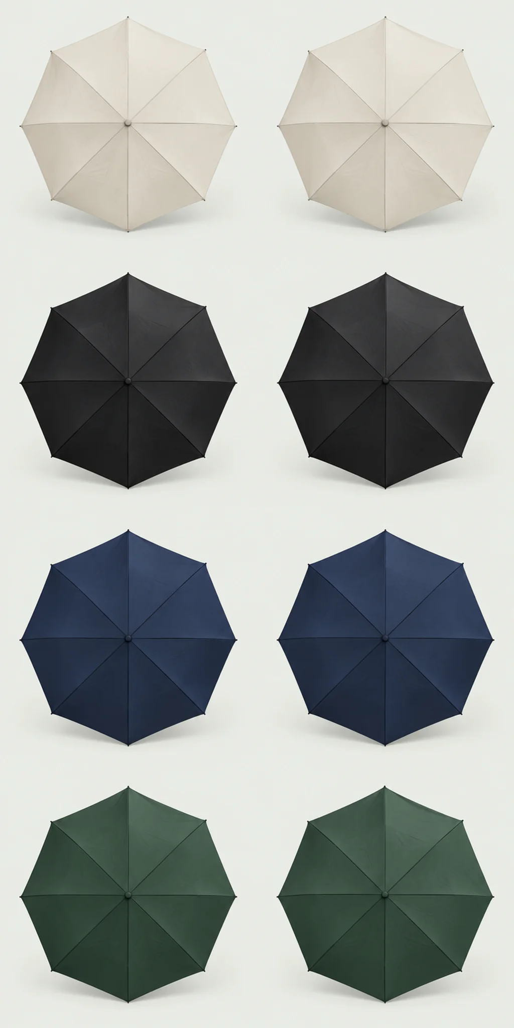Le parapluie Éclair · Blanc, base à personnaliser