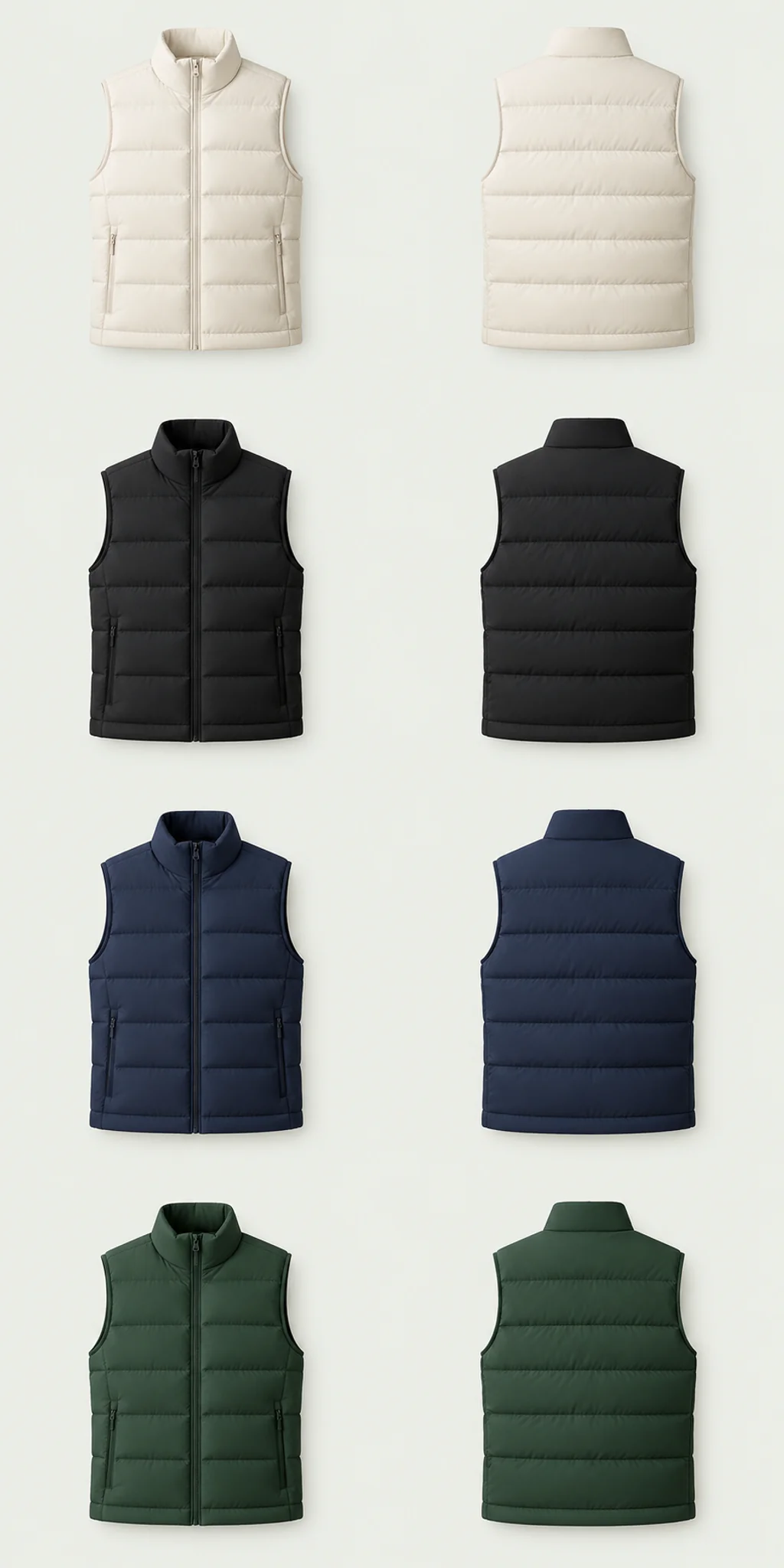 Le gilet Relief · Blanc, base à personnaliser
