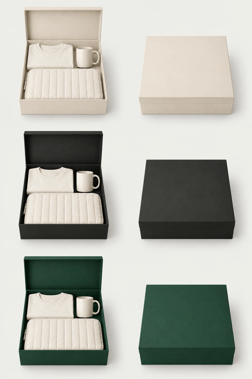 Le welcome pack · Blanc, base à personnaliser